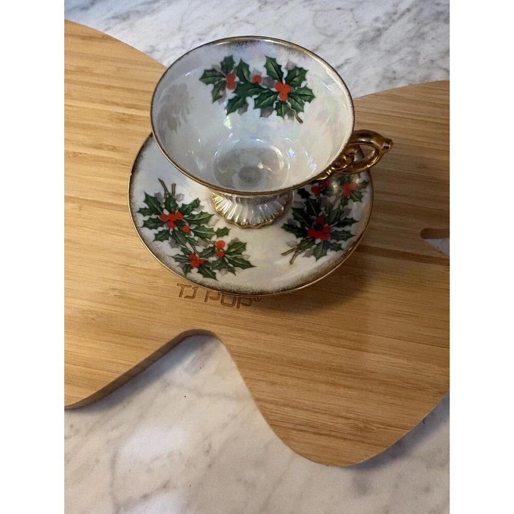 1940’s Ucacgo Japanese Lusterware Tea Cup & Saucer